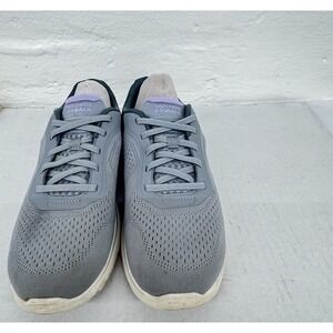 Skechers Women's Size 9 Go Walk 7 Gray & Lavender Shoes, EUC. Comfortable Padded